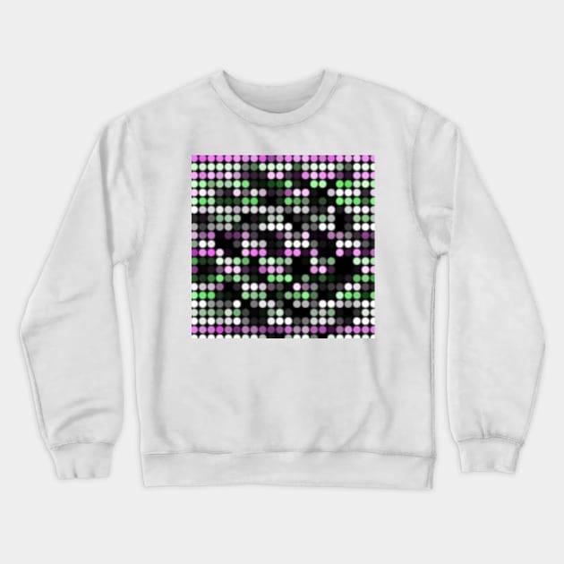 Micro color Dot Crewneck Sweatshirt by TriForceDesign